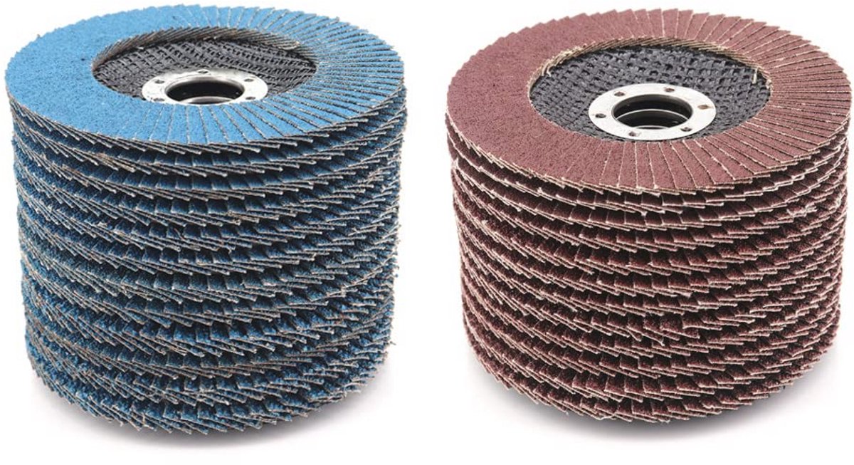 Flap Schijven voor Haakse Slijper - 24 Stuks 4,5 Inch (115 mm)