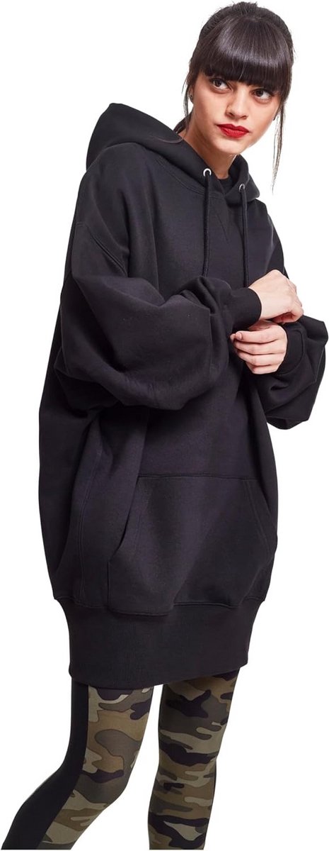 Oversized Hoodie voor Dames en Heren - Zwart Basic Streetwear Trui