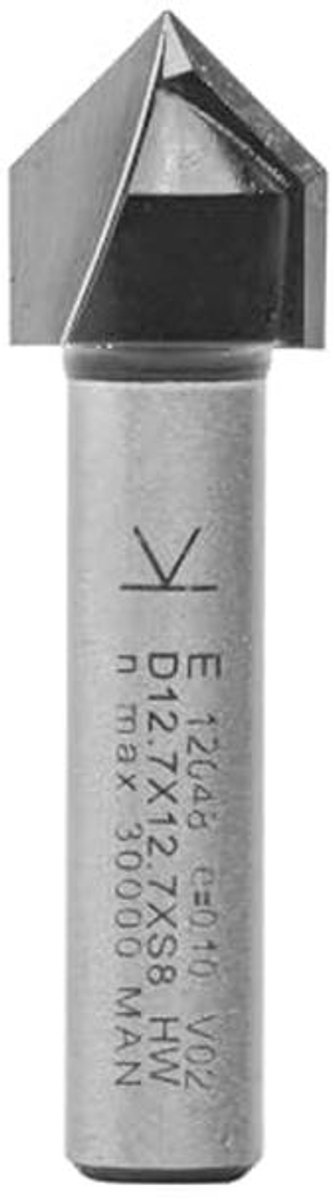 V-groef en schrijfkouter snijder 12.7 mm - 90 graden
