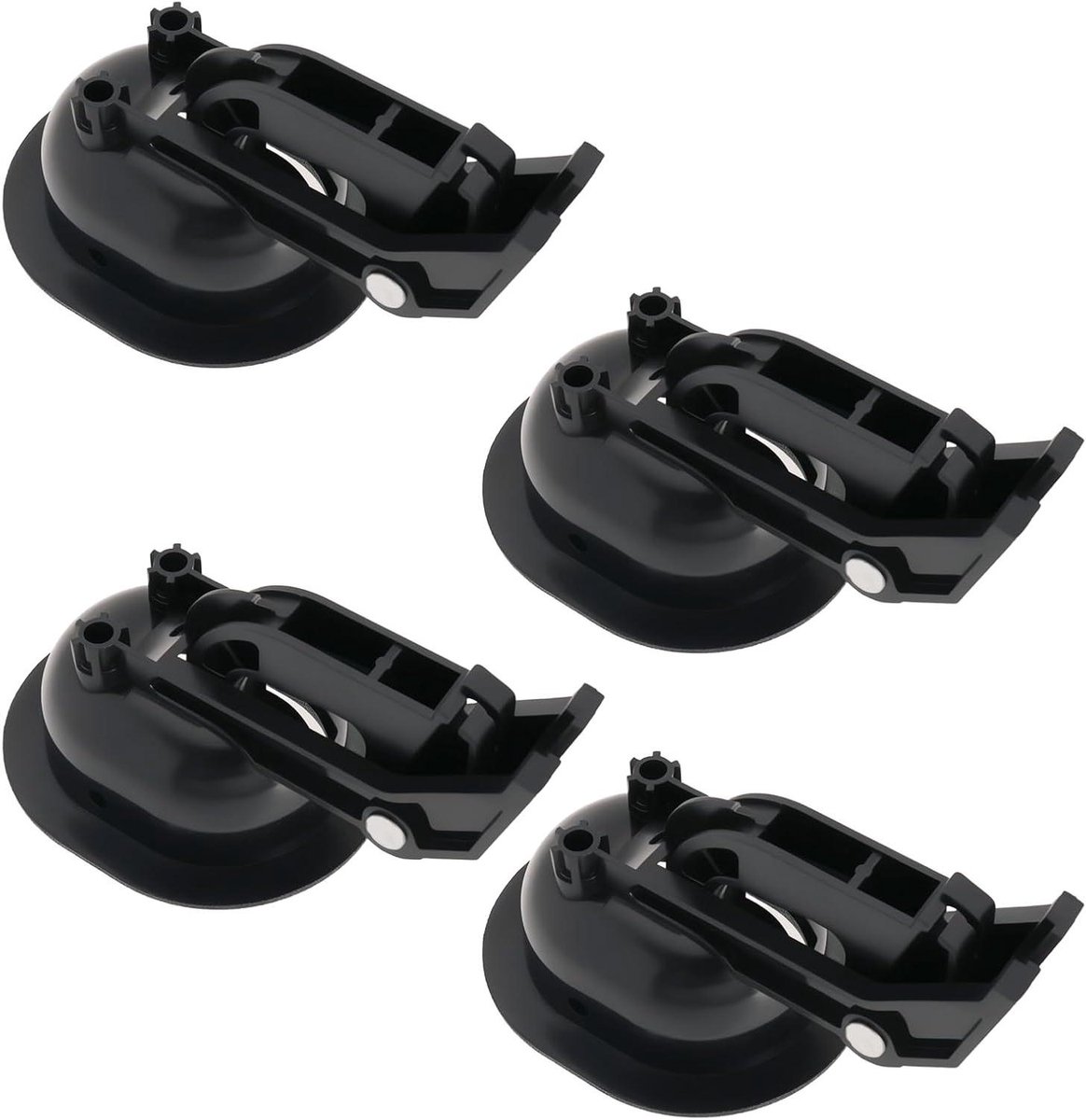 Allecta - Set van 4 Stoel Fauteuil Release Pull Handvat - Geschikt voor Fauteuil Recliner - Zwart - 89,4x74,5x74,1mm