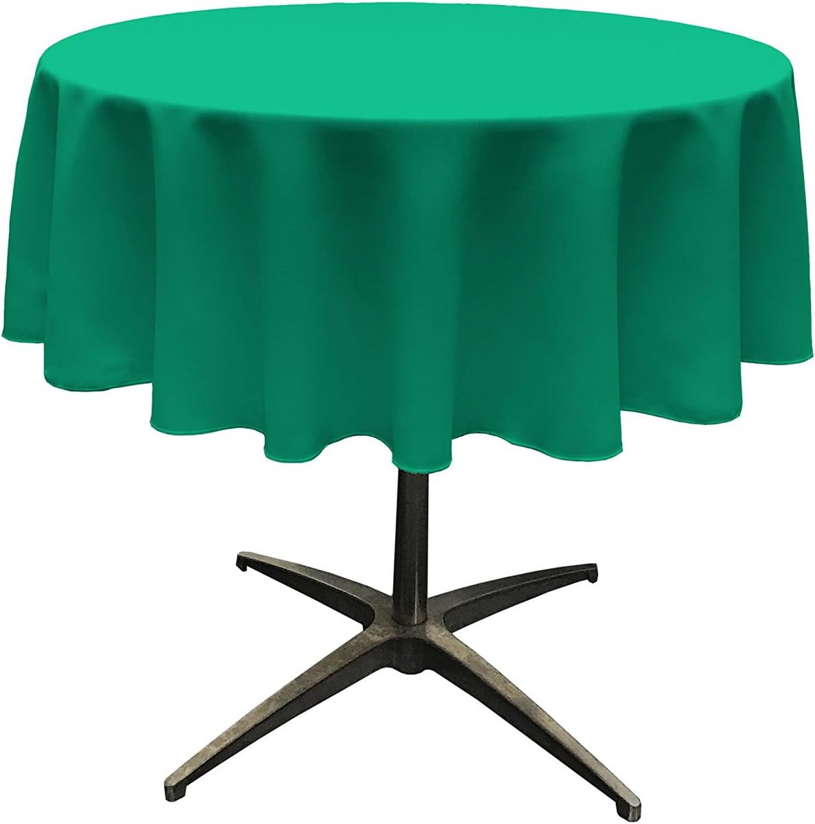 Rond Tafelkleed van Polyester Poplin, Lichtbestendig en Kreukvrij, 130 cm