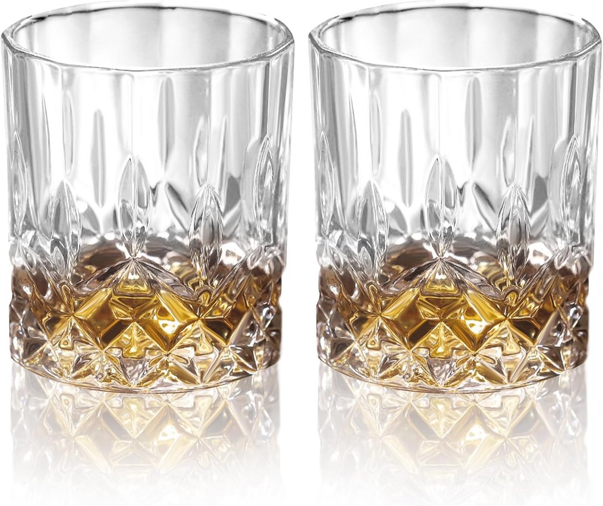 Whiskyset van Kristalglas - 2-delig, Ideaal voor Schotse Whisky en Cocktails