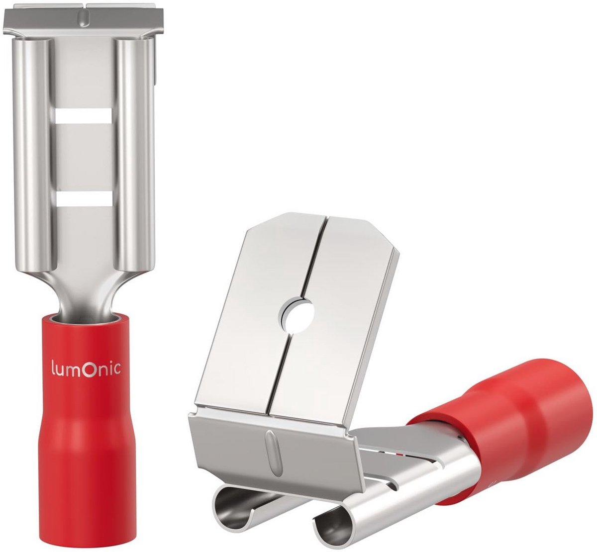 Bladcontactdoos 25x met aftakking 0,5-1,5mm² in rood voor bladverbinders