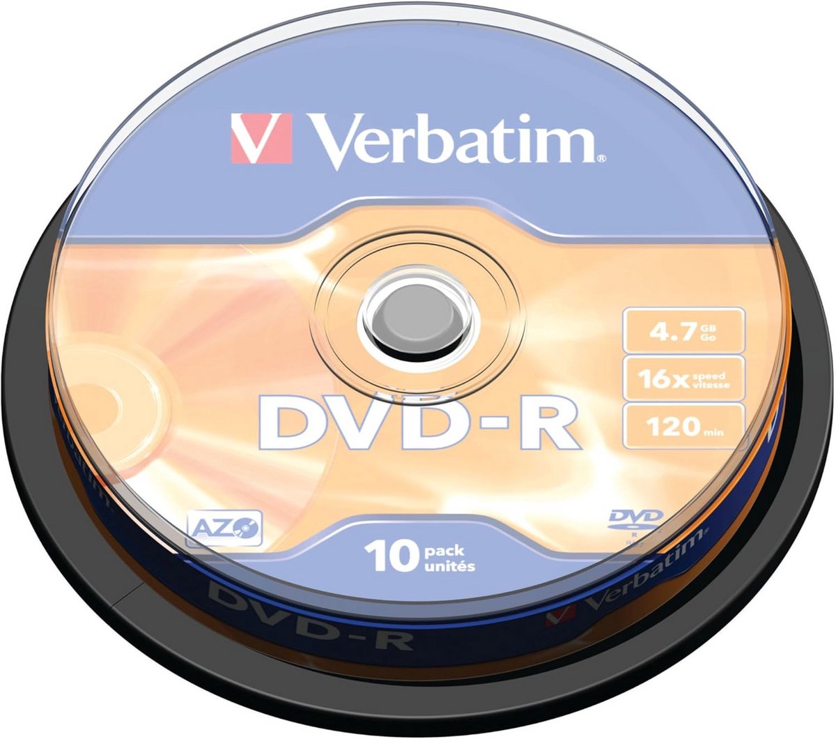 DVD-R 4,7 GB Spindel - 10 Stuks