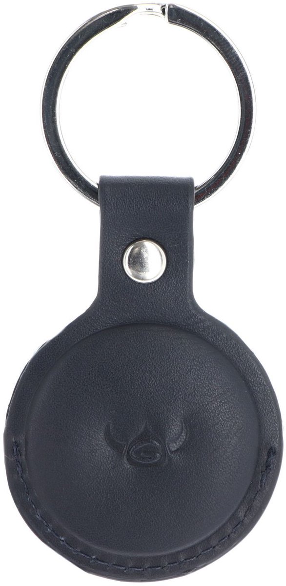 Golden Head Leren sleutelhanger Polo Schlüsselanhänger für AirTag 5114 Marineblau donkerblauw