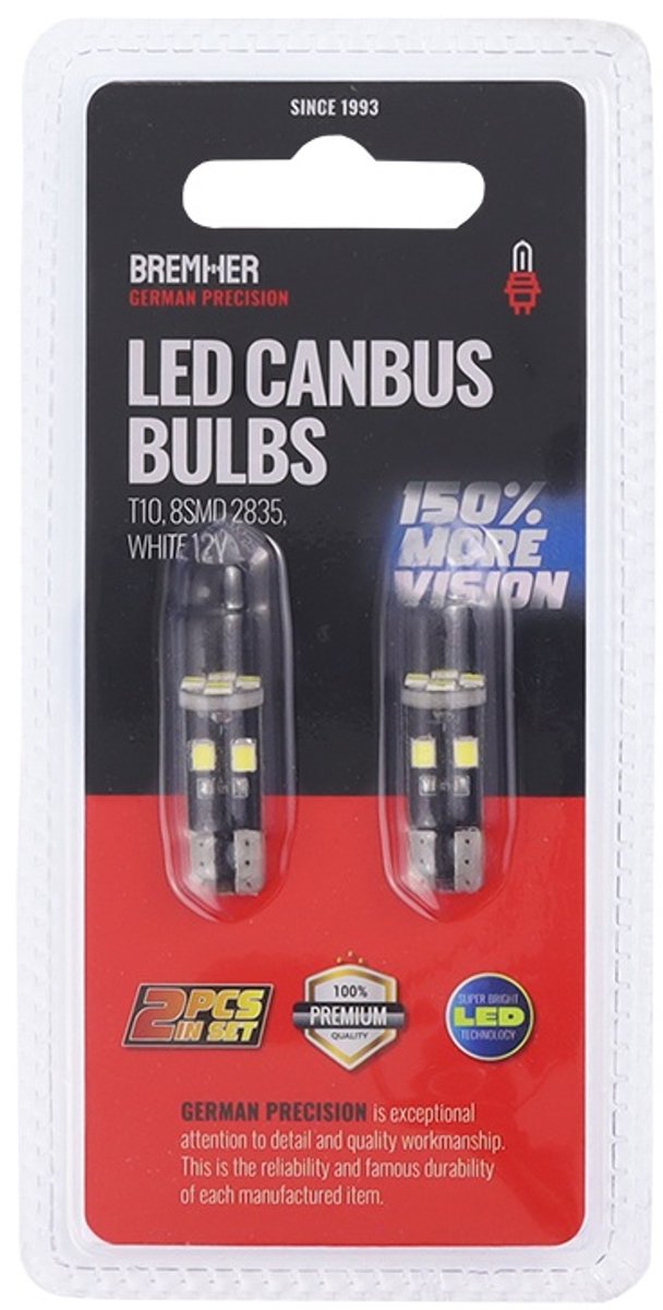 auto ledlamp t10 12v - canbus ledlamp - auto ledverlichting - voertuig ledlamp - auto lamp