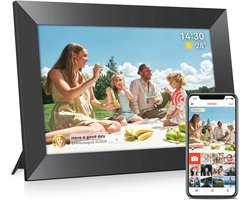 Gitify Frameo Digitale fotolijst, 25,6 cm (10,1 inch), wifi, 1280 x 800 HD, IPS-touchscreen, automatische verticale rotatie en landschap, geïntegreerd geheugen van 32 GB, momentopname