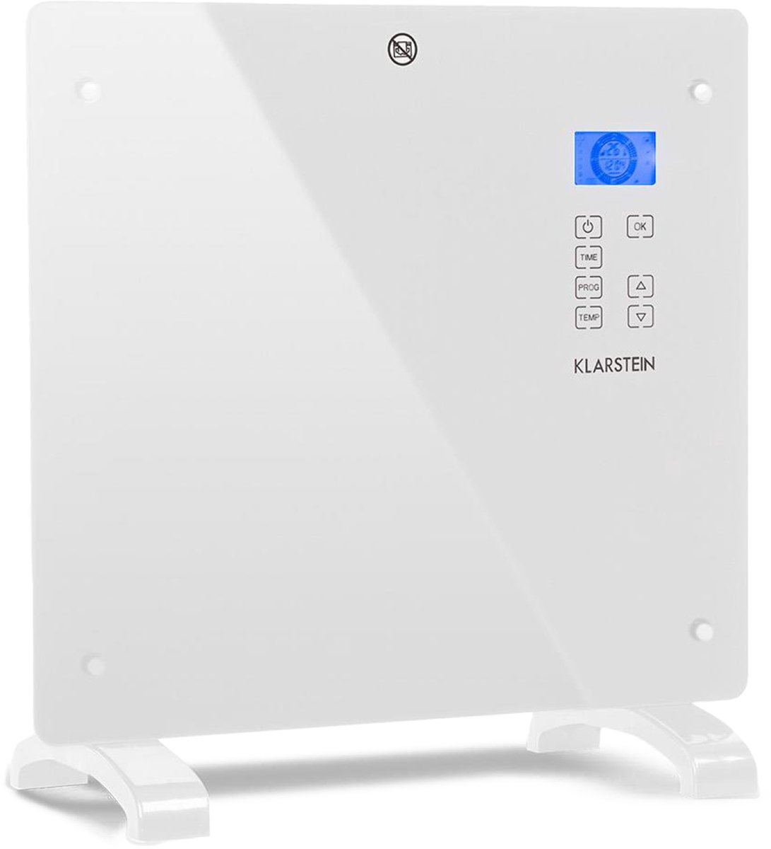 Klarstein Norderney Binnen Wit 1000 W Convector elektrisch verwarmingstoestel