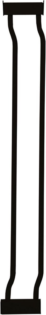 Deurrooster Verlengstuk 9 cm Zwart - Extra Breedte voor Traphekje en Ganghek