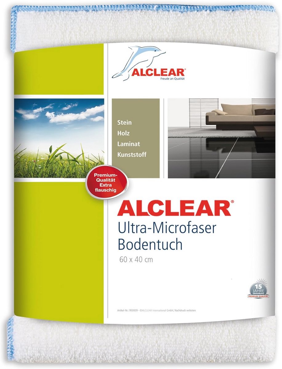 Ultra microvezeldoek voor perfect reinigen van gladde vloeren - 60 x 40 cm