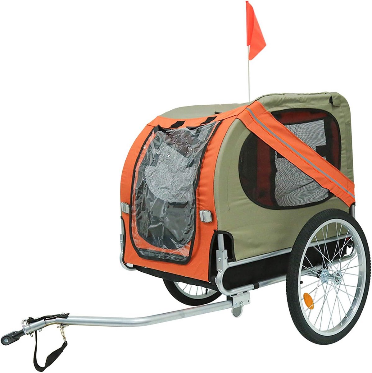 Waterdichte Hondenfietskar - Opvouwbare Fietsaanhanger voor Honden tot 40 kg