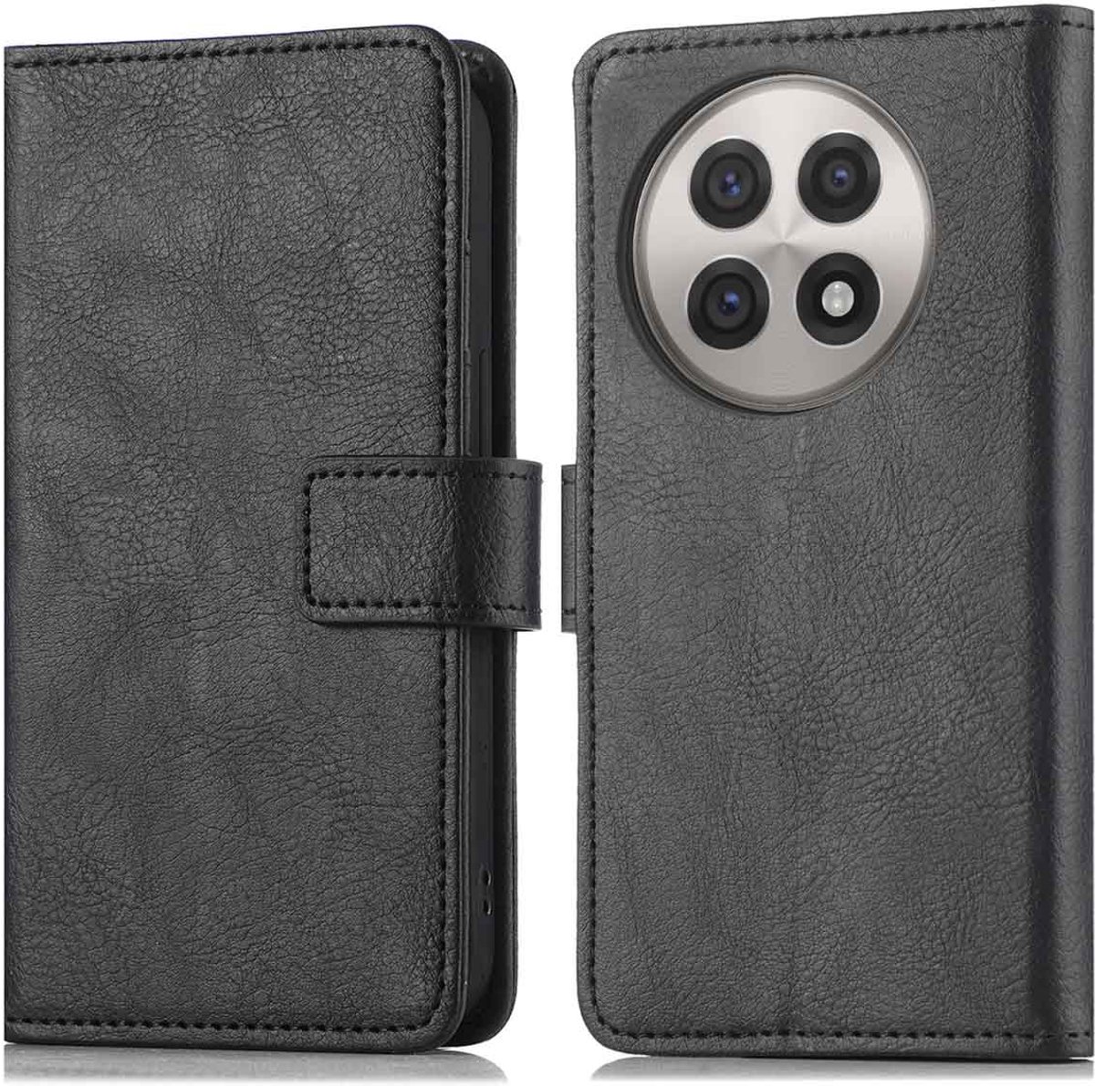 imoshion Hoesje - Geschikt voor OnePlus 13R - Luxe Bookcase - Zwart