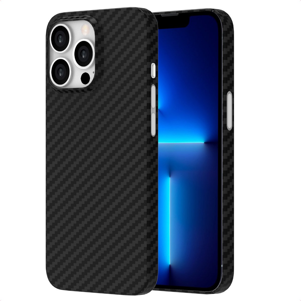 Accezz Hoesje - Geschikt voor Apple iPhone 13 Pro - backcover - Zwart