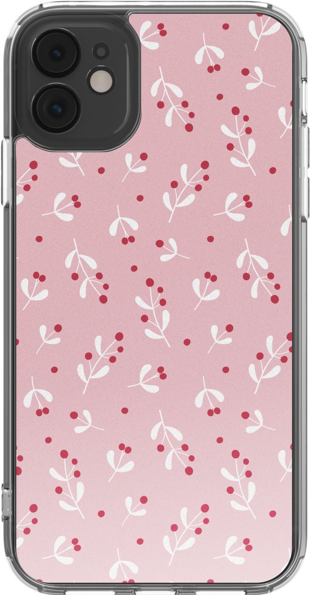 imoshion Hoesje - Geschikt voor Apple iPhone 11 - Design hoesje - Berries Blush