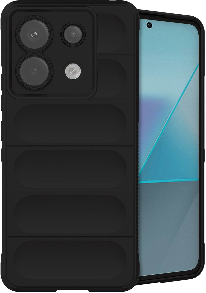 imoshion Hoesje - Geschikt voor Xiaomi Poco X6 Pro - EasyGrip Backcover - Zwart