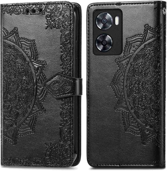 Coque Oppo A57(s) iMoshion Mandala Bookcase - Zwart