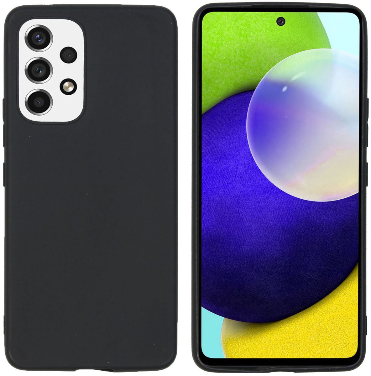 imoshion Hoesje - Geschikt voor Samsung Galaxy A53 - Color Backcover - Zwart