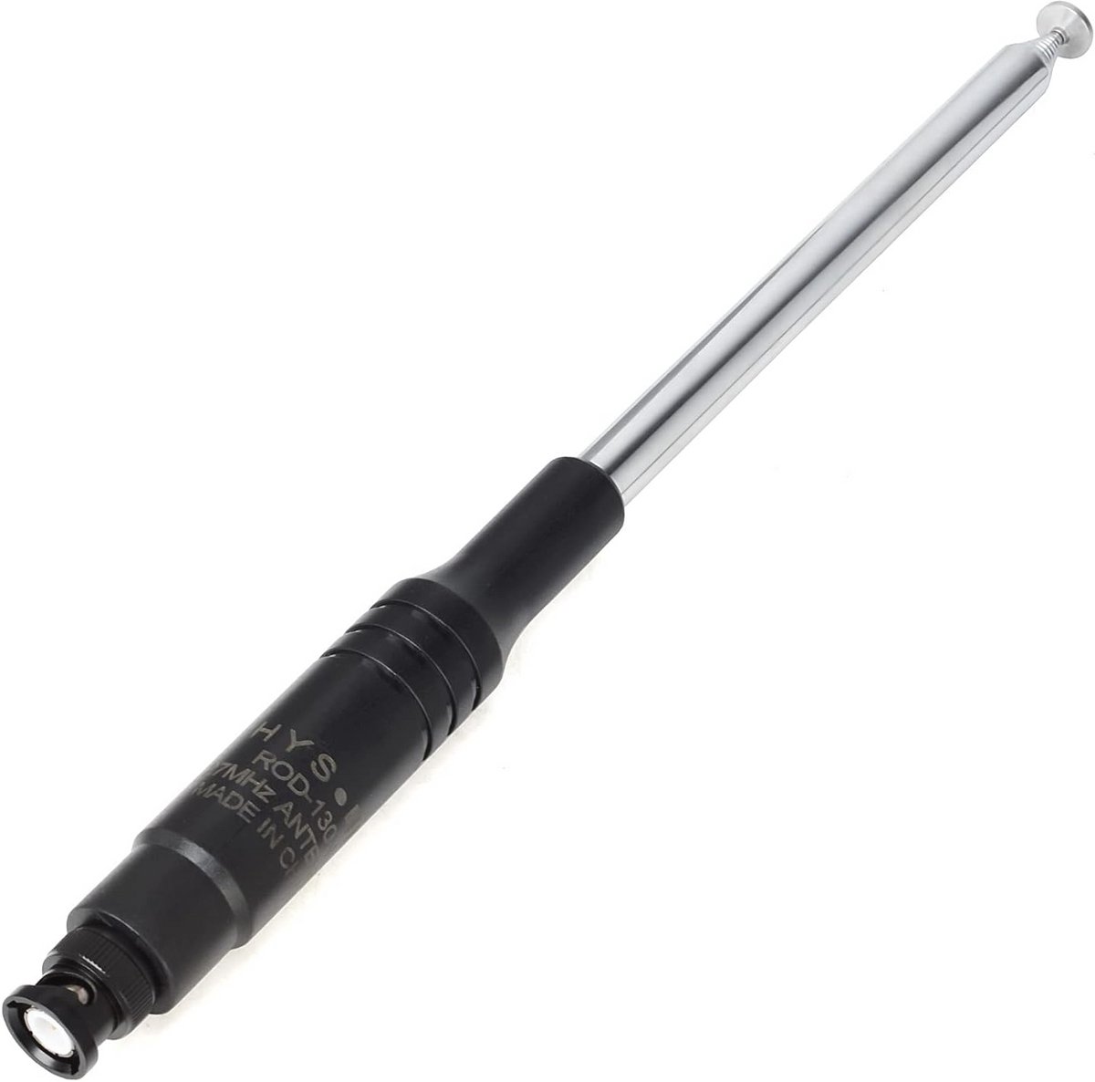 HYS CB Antenne 27 MHz BNC Telescopische Antenne Compatibel met Cobra Midland Uniden CB Radio Draagbare Transceiver