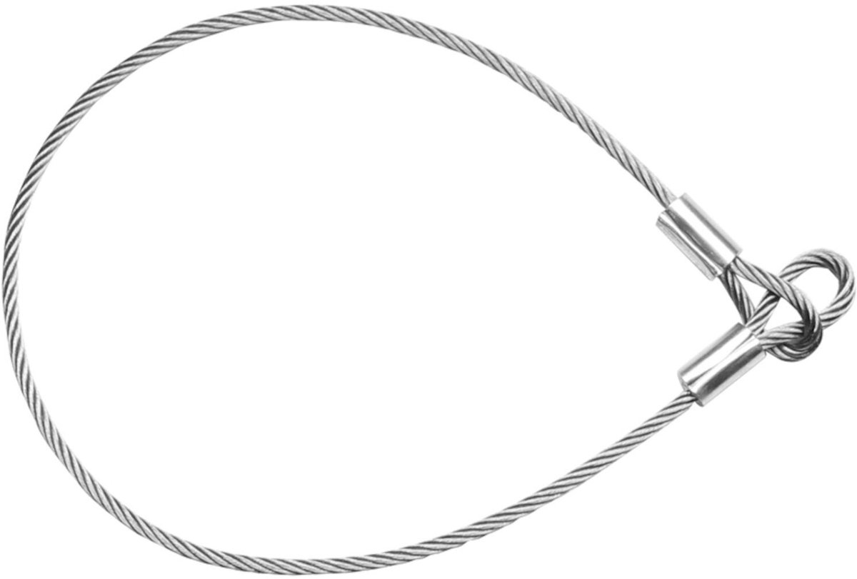 Adam Hall 2715 Steel Cable Lid Stay Flexibele kabel dekselhouder