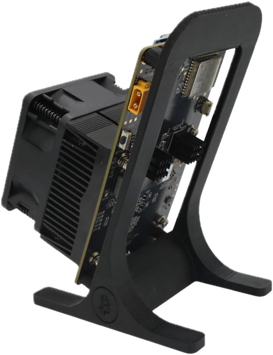Bitaxe GT801 - Inclusief Stand & EU Stekker - 2,4TH/s Bitcoin Miner - Solo miner - Zwart — cadeau in Cadeau-ideeën - foto 2