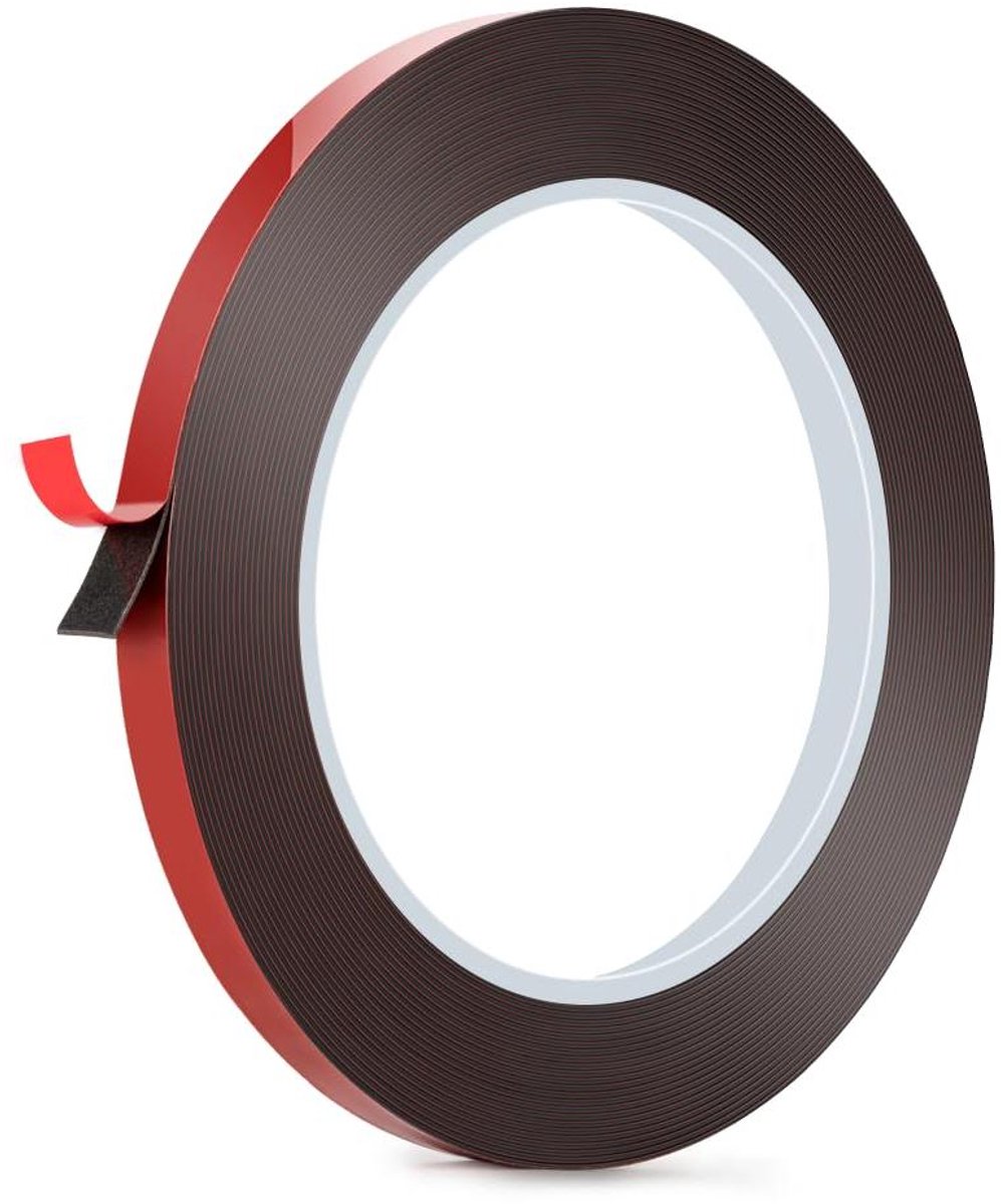 Provento - Dubbelzijdig plakband 10 mm voor LED-strips installatie, sterk en waterdicht
