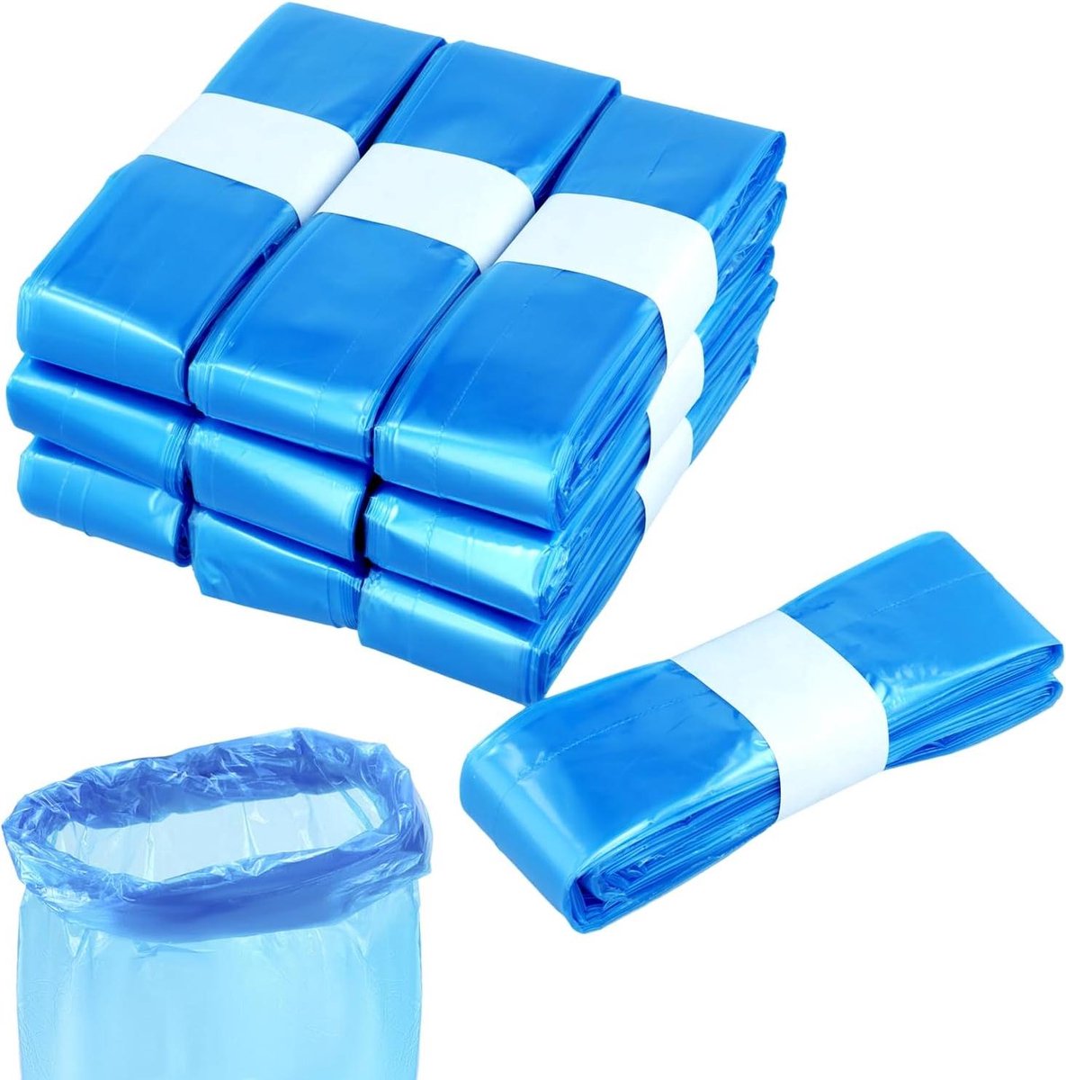 Provento - Set van 10 luieremmerzakken, navullingen 4,5m lang, geschikt voor luieremmers en kattenbakken. Compatibel met Genie en Angelcare.