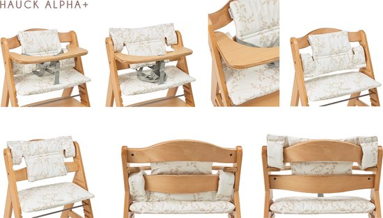 Meyco Baby Branches stoelverkleiner meegroei - sand van Meyco — afbeelding 4