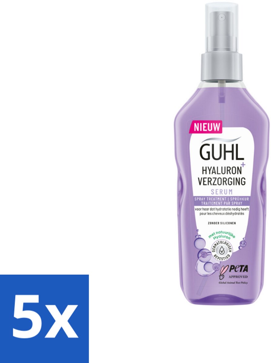 Guhl - Spray - Hyaluron Verzorging - 150 ml - Bulkverpakking - 5 stuks