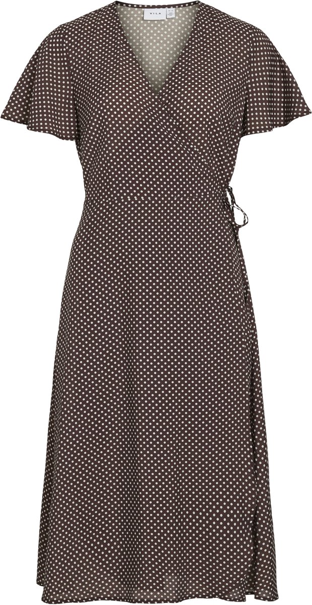 VILA - VIKALIA S/S WRAP DRESS RO - Dames - Mini jurken