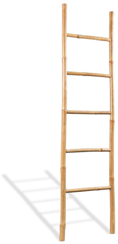 vidaXL Handdoekladder met 5 sporten