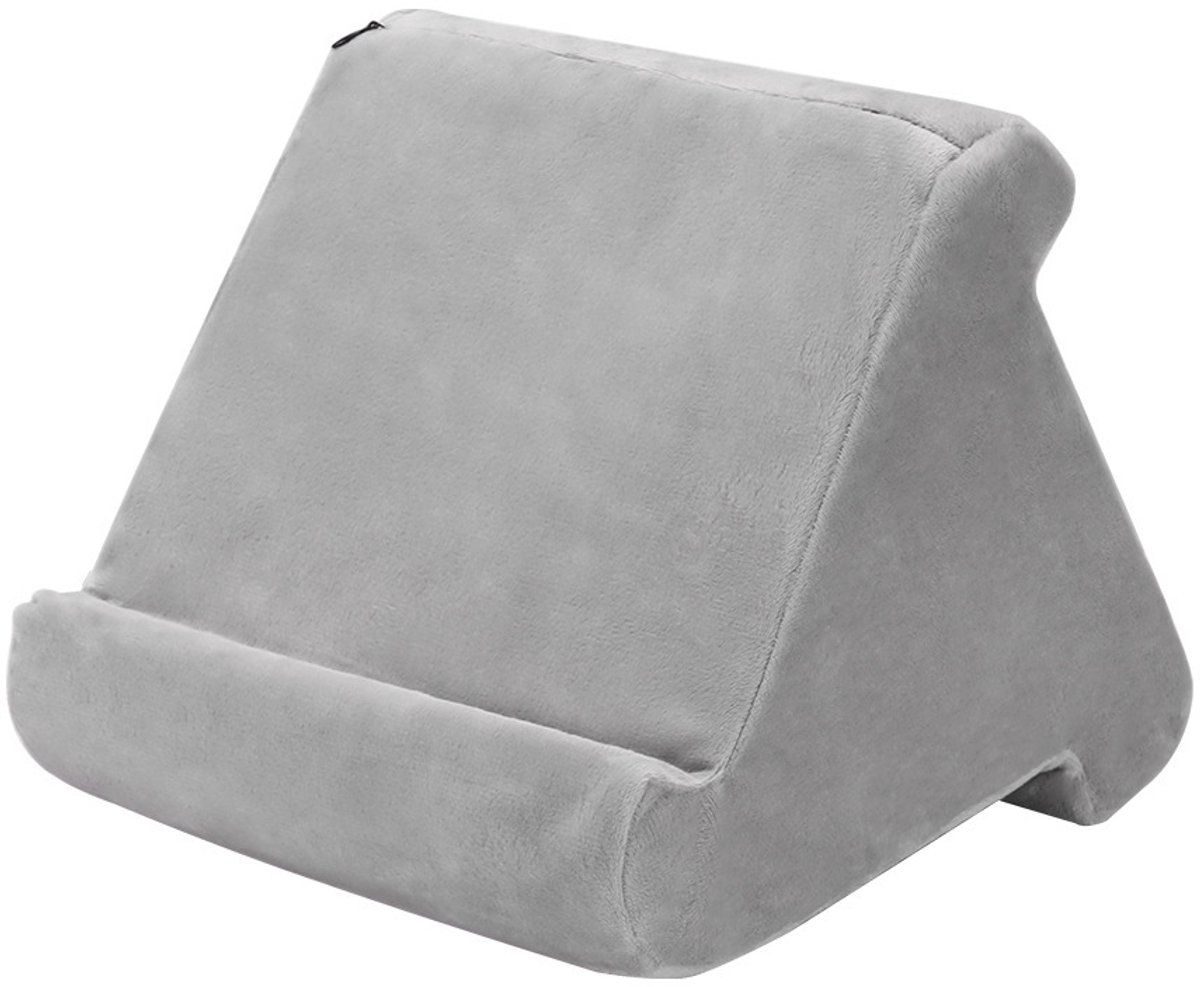 Universele iPad-tabletstandaard - Multi-hoek gewatteerde standaard - Geschikt voor e-readers, smartphones, tijdschriften - 23*23*20cm -Grijs
