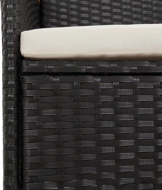 vidaXL-7-delige-Tuinset-met-kussens-poly-rattan-zwart