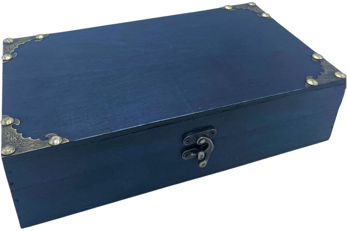 Thee / Cadeau / Hamper Box - Blauwgroen