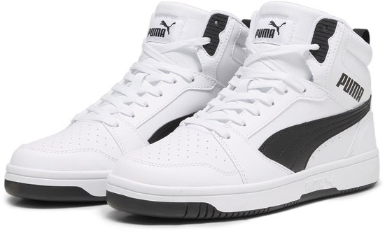 PUMA Rebound v6 Unisex Sneakers - Wit/Zwart