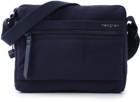 Hedgren Eye Sac bandoulière femme avec protection RFID – Petit – Velours Peacoat Blue