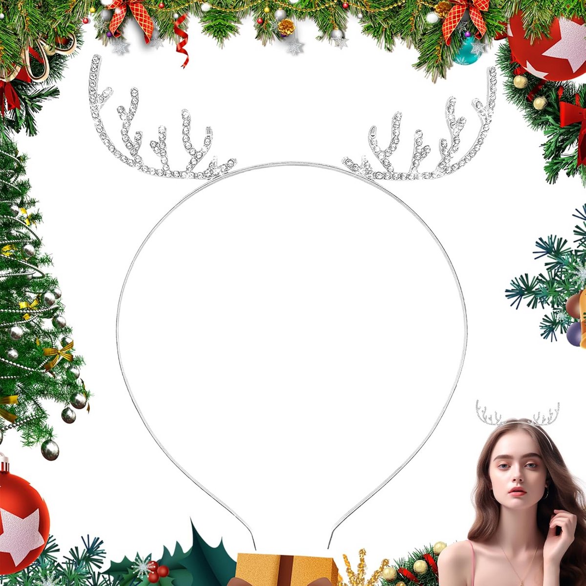 Rendier Haarband voor Kerstmis - Kerst Accessoires en Cosplay Hoofdsieraad