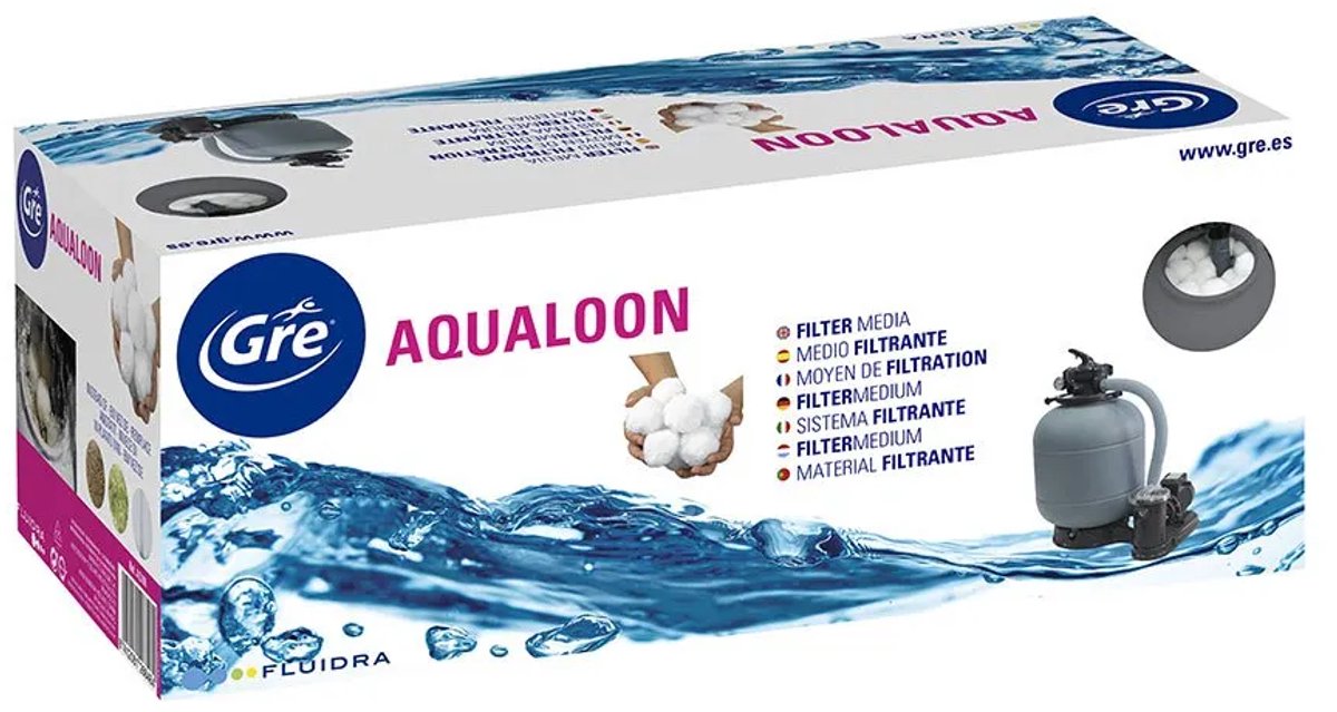 Gre Aqualoon Filtermateriaal 700 G Wit