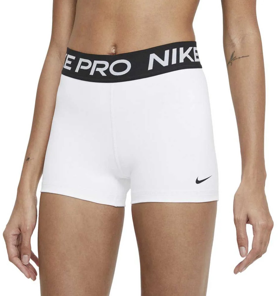 Nike Np 365 3in Korte Leggings Vrouw Zwart
