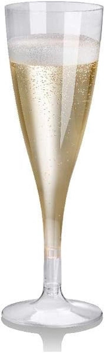 Champagneglazen 10 cl - 27 Stuks - 100% Biologisch Afbreekbaar