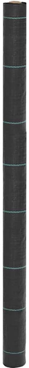 vidaXL - Worteldoek - 1,5x25 - m - polypropeen - zwart