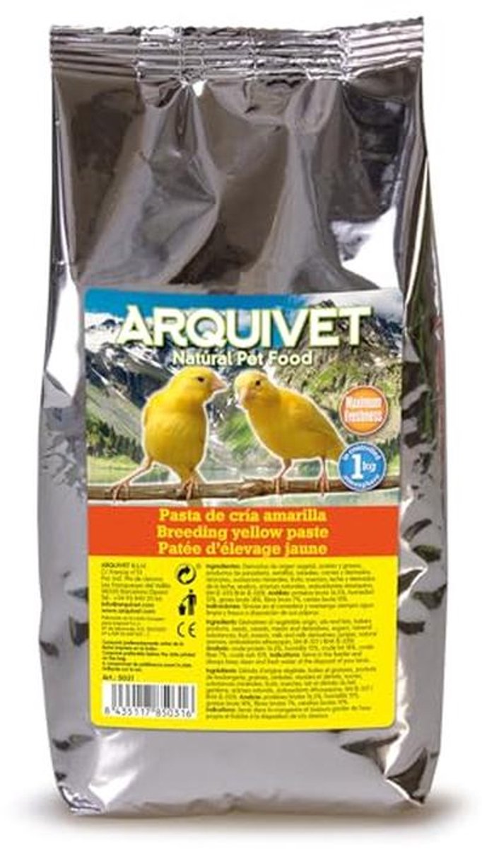 Gele Kweekpasta voor Vogels - 1 kg