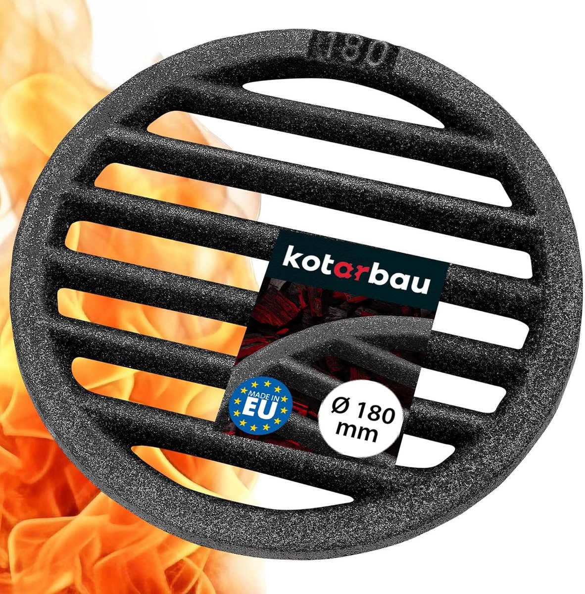 Rond Kachelrooster Ø 18 cm - Gietijzeren Ovenrooster en Accessoires