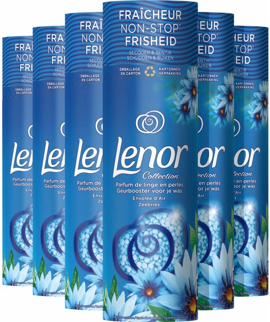 Lenor Booster de parfum pour votre linge – Brise de mer – Pack économique 6 x 235 g