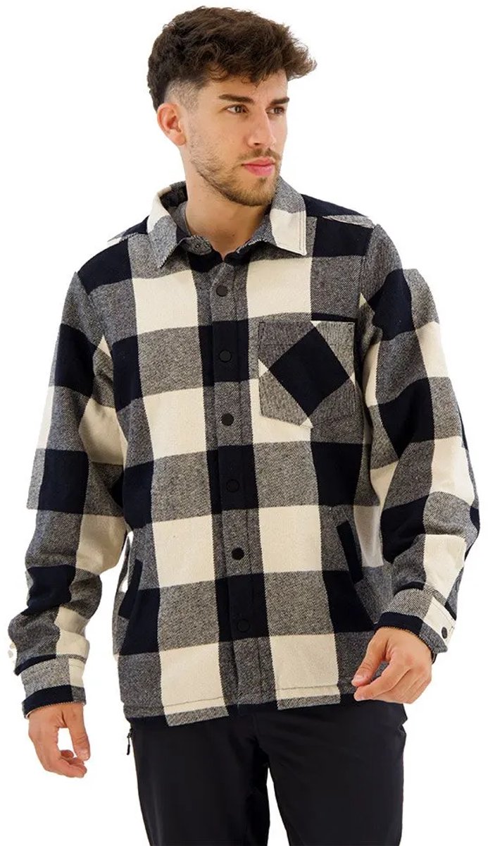 Diamond Project Lined Flannel Overhemd Met Lange Mouwen Veelkleurig XL Man Zwart