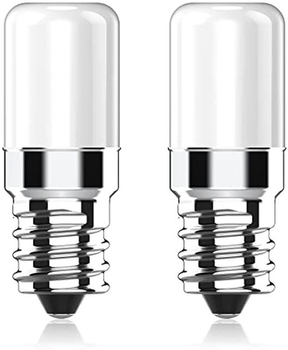 E14 LED Koelkastlampen - 2W Vervanging voor 20W Halogeen - Warm Wit - Set van 2