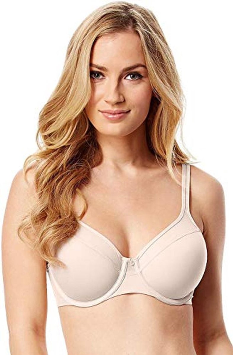 Ondersteunende Dames Beha met Illusion Neckline en Volledige Dekking