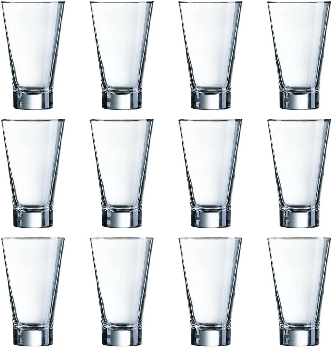 Longdrinkglazen van helder glas voor horeca en thuisgebruik
