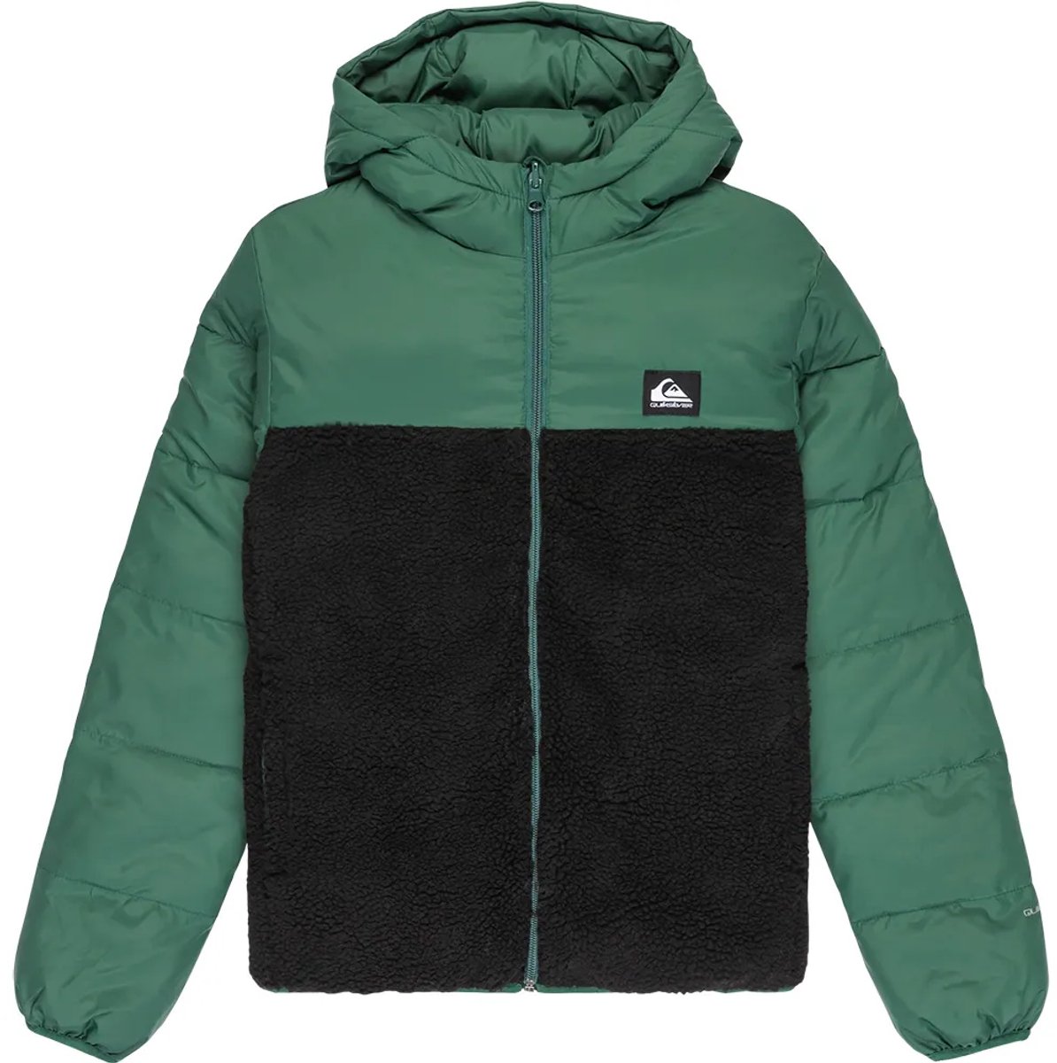 Quiksilver Scaly Reversible Hoodie 14 Years Jongen Groen