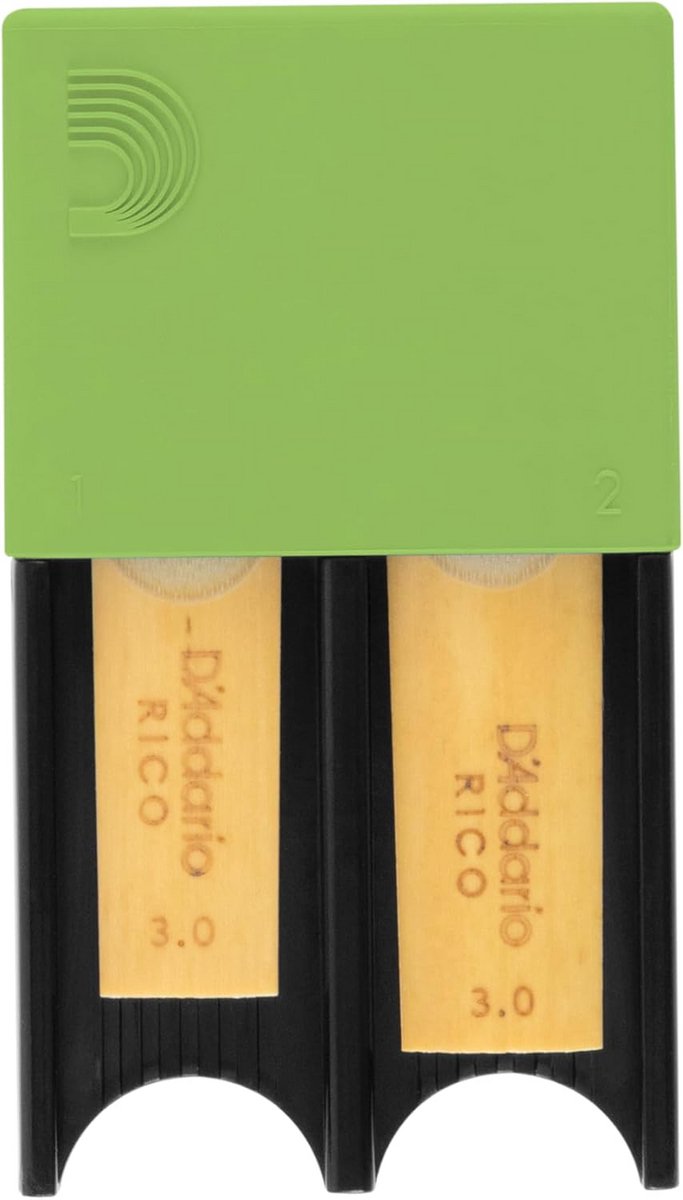 Reed Guard voor 4 Klarinet en Saxofoon Bladen - Groen