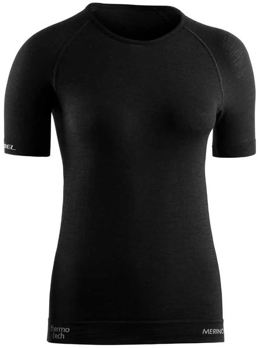 Lurbel Merino Lite Korte Mouwen Basislaag Zwart S Vrouw
